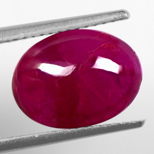 6.85 cts Natural Perfect Stunning Ruby Gemstone Oval Cabochon Unheated Madagascar