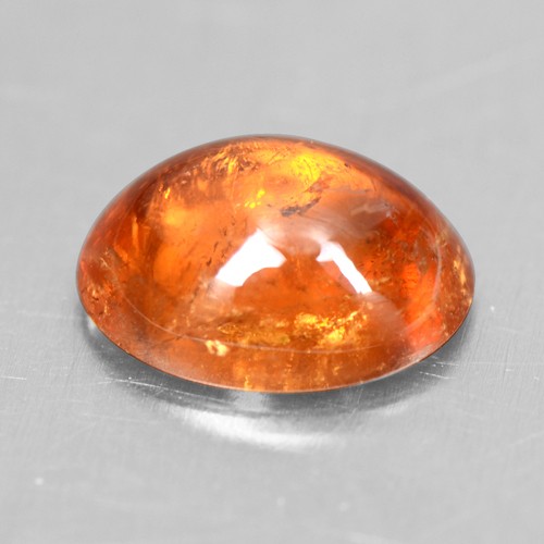 1.81 Cts Natural Lustrous Top Fanta Orange Spessasrtite Garnet Oval Cab 8x6 mm