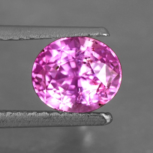 1.56 Cts Natural Certified Unheated Lustrous Top Pink Sapphire Oval Cut Ceylon