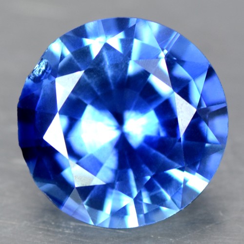 1.0 Cts Natural Lustrous Top Blue Sapphire Round Cut Loose Gemstone Ceylon Video