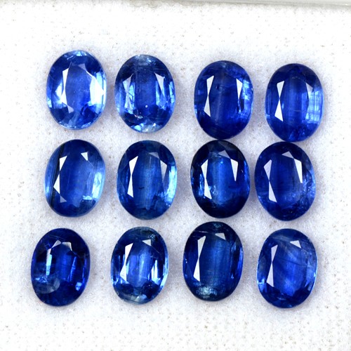 18.76 Cts Natural Top Quality Oval Cut Kyanite Lot 8x6 mm Nepal Unheated