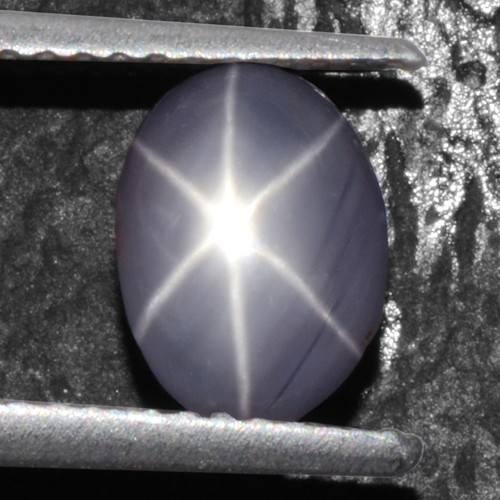 1.84 Cts Natural 6 Rays Sharp Blue Star Sapphire Unheated Oval Cab 8x6 mm Burma