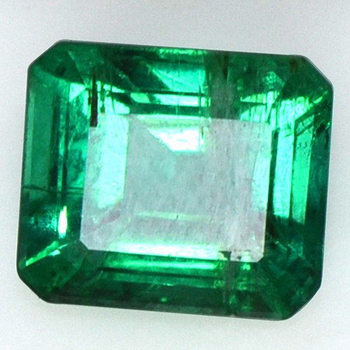 1.80 Cts Natural Fine Gemstone Rich Green Emerald Octagon Cut Untreated Zambia