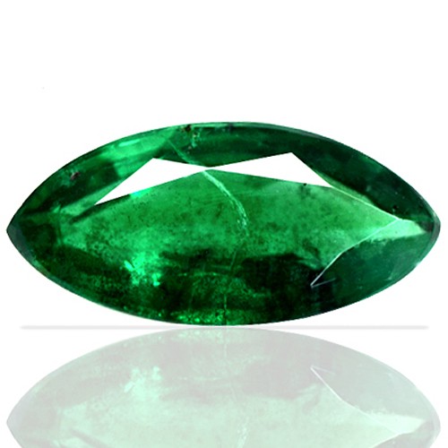 0.94 cts Natural Green Emerald Gemstone Marquise Cut Zambia Unheated
