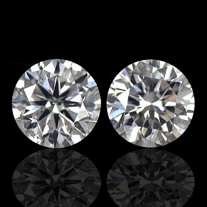 0.38 Cts Natural (G) Color Diamond Loose Gemstone Round Cut Pair Untreated 3.6mm