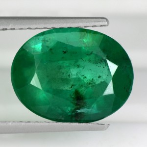 4.39 Cts Natural Top Green Emerald Loose Gemstone Oval Cut Zambia Untreated