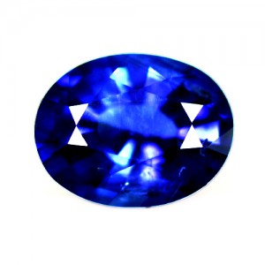1.62 Cts Natural Top Blue Sapphire Loose Gemstone Oval Cut Certified Srilanka