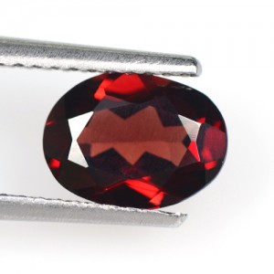 1.27 cts Natural Top Extraordinary Pyrope Red Garnet Oval Cut Mozambique 8x6 mm