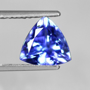 1.72 Cts Natural Wonderful AAA+ D-Block Tanzanite Loose Gemstone Trillion Cut