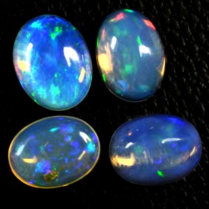 15.76 Cts Natural Finest Rainbow Fire Ethiopian Welo Opal Oval Cabochon Lot Gem