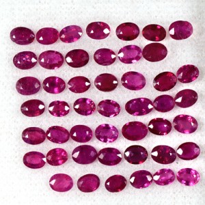9.06 Cts Natural Top Lustrous Blood Red Rainbow Fire Ruby Oval Cab Gemstone
