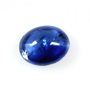 1.65 Cts Real Lustrous Royal Blue Sapphire Oval Cabochon Thailand 8x6mm Gemstone