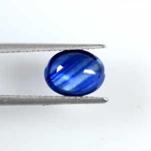 2.72 Cts Real Lustrous Royal Blue Sapphire Oval Cabochon Thailand 9x7mm Gemstone