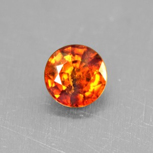 0.50 Cts Natural Top Lustrous Fanta Orange Spessasrtite Garnet Round Cut 4.5 mm