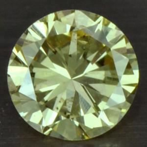 0.15 cts Natural Fancy Yellow Diamond Loose Gemstone Round Cut Belgium Untreated