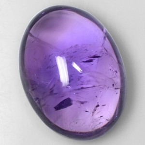 46.15 Cts Natural Rich Purple Amethyst Oval Cabochon Brazil Loose Gemstone