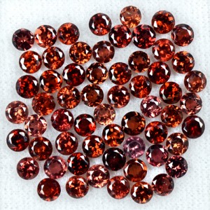 20.92 Cts Natural Top Wine Red Garnet Round Cut Lot Mozambique Size 4 upto 4.5mm