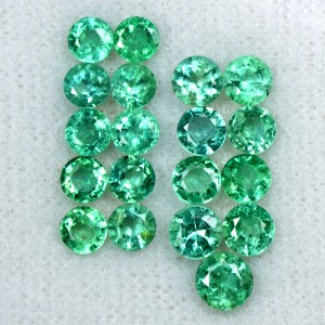 4.71 Cts Natural Top Green Emerald Loose Gemstone Round Cut Lot Untreated Zambia