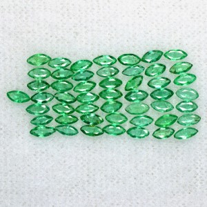 2.37 Cts Natural Amazing Emerald Loose Gemstone Top Marquise Cut 50 Pcs Zambia