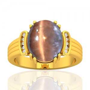 18K Yellow Gold 6.34 cts Tourmaline Stone Diamond Engagement Designer Fine Jewelry Ring