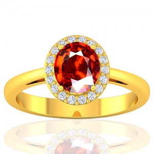 18K Yellow Gold 1.38 cts Rhodolite Garnet Gemstone Diamond Wedding Designer Fine Jewelry Ring