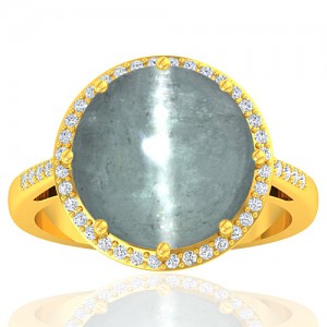 18K Yellow Gold 10.84 cts Tourmaline Gemstone Engagement Women Wedding Fine Jewelry Ring