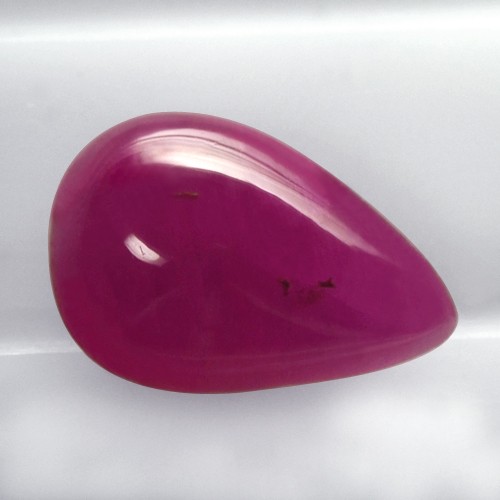 1.78 cts Natural Top Red Ruby Pear Cab Madagascar Unheated 9x6 mm Loose Gemstone