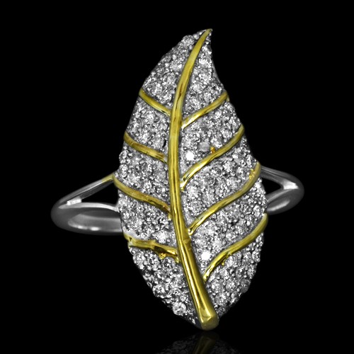 14k White Gold Natural 0.57 Carat Natural Top Diamond Ladies Wedding Lovely Ring