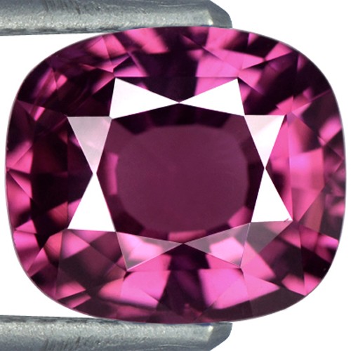 3.21 cts Natural Rhodolite Garnet Gemstone Cushion Cut 9.2x8x4.9 mm Sri Lanka