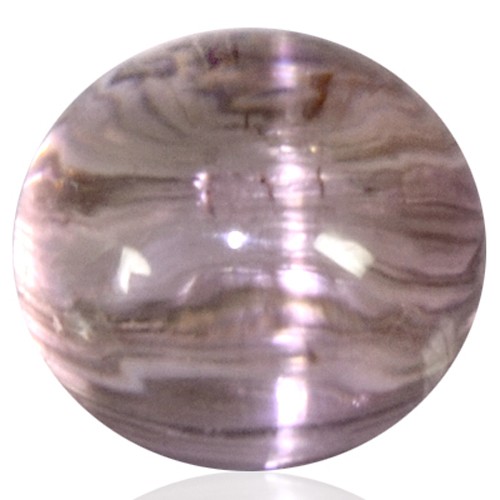 4.59 cts Natural Rare Top Pink Tourmaline Cats Eye Loose Gemstone Round Cab