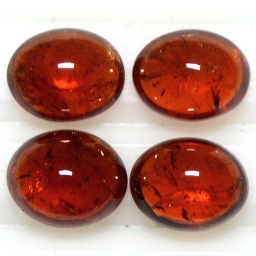 11.16 Cts Natural Orange Mandarin Spessartite Garnet Oval Cab Lot Namibia 9x7 mm