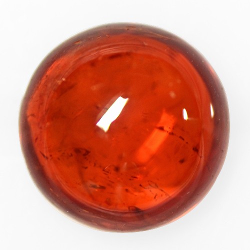 3.86 Cts Natural Top Fanta Orange Mandarin Spessartite Garnet Round Cab Namibia