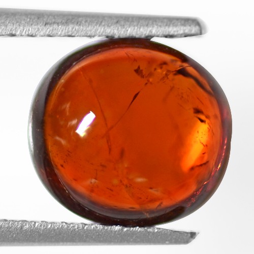 3.35 Cts Natural Top Fanta Orange Mandarin Spessartite Garnet Fancy Cab Namibia