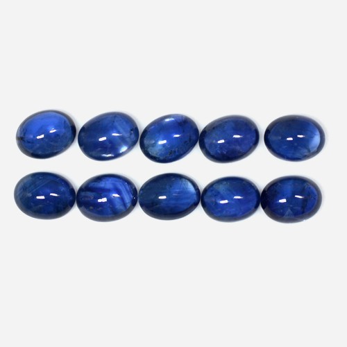 28.09 Cts Natural Top Royal Blue Sapphire Loose Gemstone Oval Cabochon Lot 9x7mm