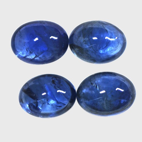 7.82 Cts Real Lustrous Top Royal Blue Sapphire Oval Cabochon Lot Thailand 8x6 mm