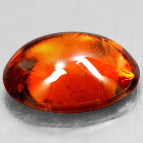 1.58 Cts Natural Lustrous Fanta Honey Orange Spessartite Garnet Oval Cab 8x6 mm