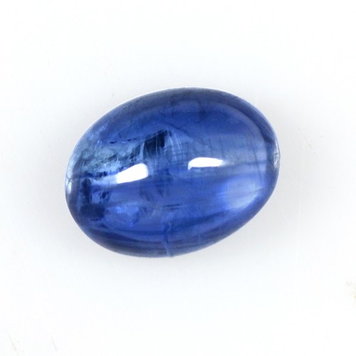 1.96 Cts Real Lustrous Royal Blue Sapphire Oval Cabochon Thailand 8x6mm Gemstone