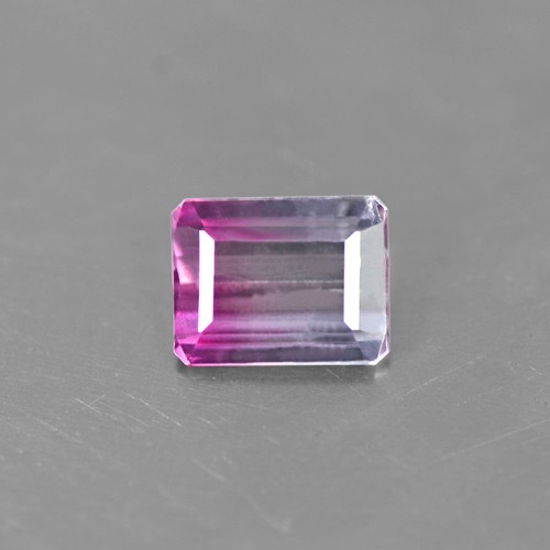 1.52 Cts Natural Top Lustrous Bi Color Tourmaline Emerald Cut 8x6 mm Gemstone