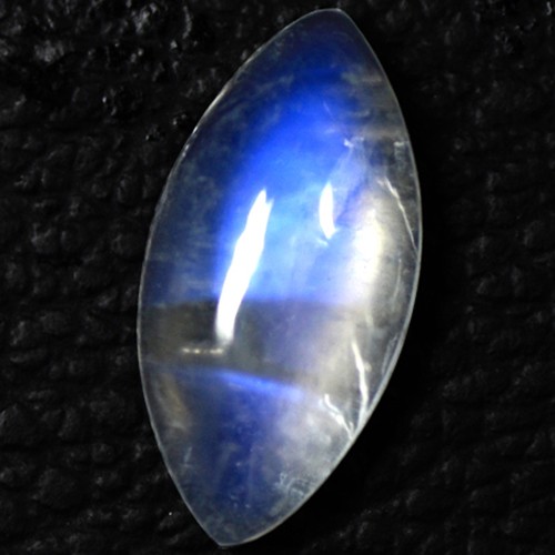 7.19 Cts Natural Top Rich Blue Fire White Rainbow Moonstone Marquise Cab 18x9 mm