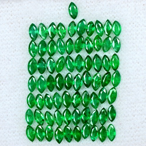 5.97 Cts Natural Top Rich Green Emerald Marquise Cut Lot Untreated Zambia 4x2 mm