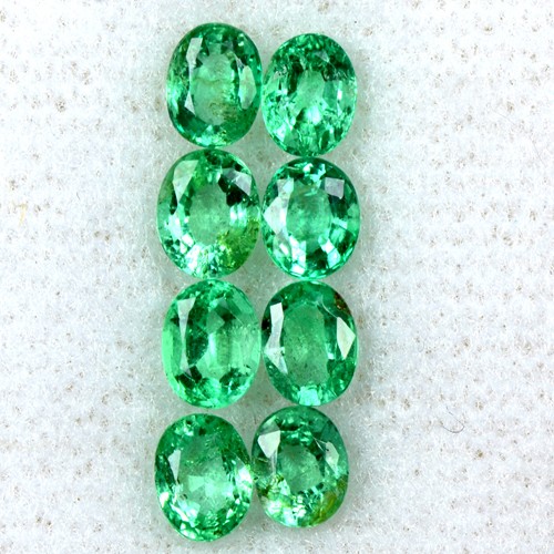 2.24 Cts Natural Top Green Emerald Loose Lovely Gemstone Oval Cut Lot Zambia