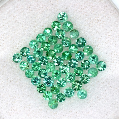 1.35 Cts Natural Emerald Loose Gemstone 5x2.5 mm Baguette Cut 5 Pcs Lot Zambia