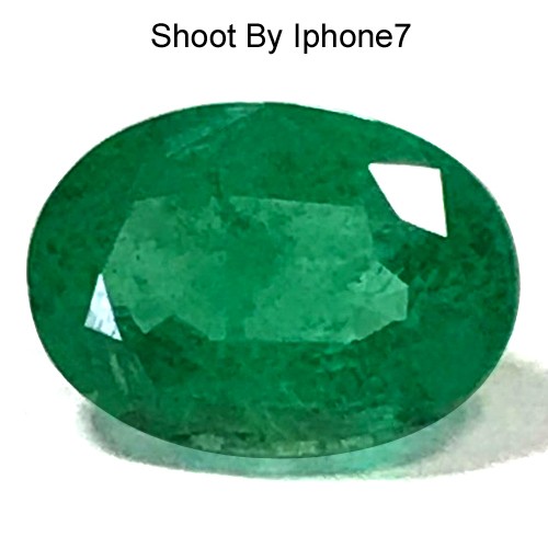 3.75 Cts Natural Top Rich Green Amazing Fine Emerald Oval Cut Untreated Colombia