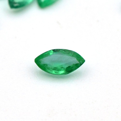 5.66 Cts 4x2 mm Natural Top Fine Rich Green Emerald Marquise Cut 80 Pcs Zambia