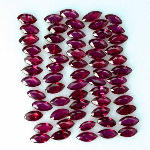 Natural Top Quality Red Ruby Marquise Cut Lot Loose Gemstone Offer Burma
