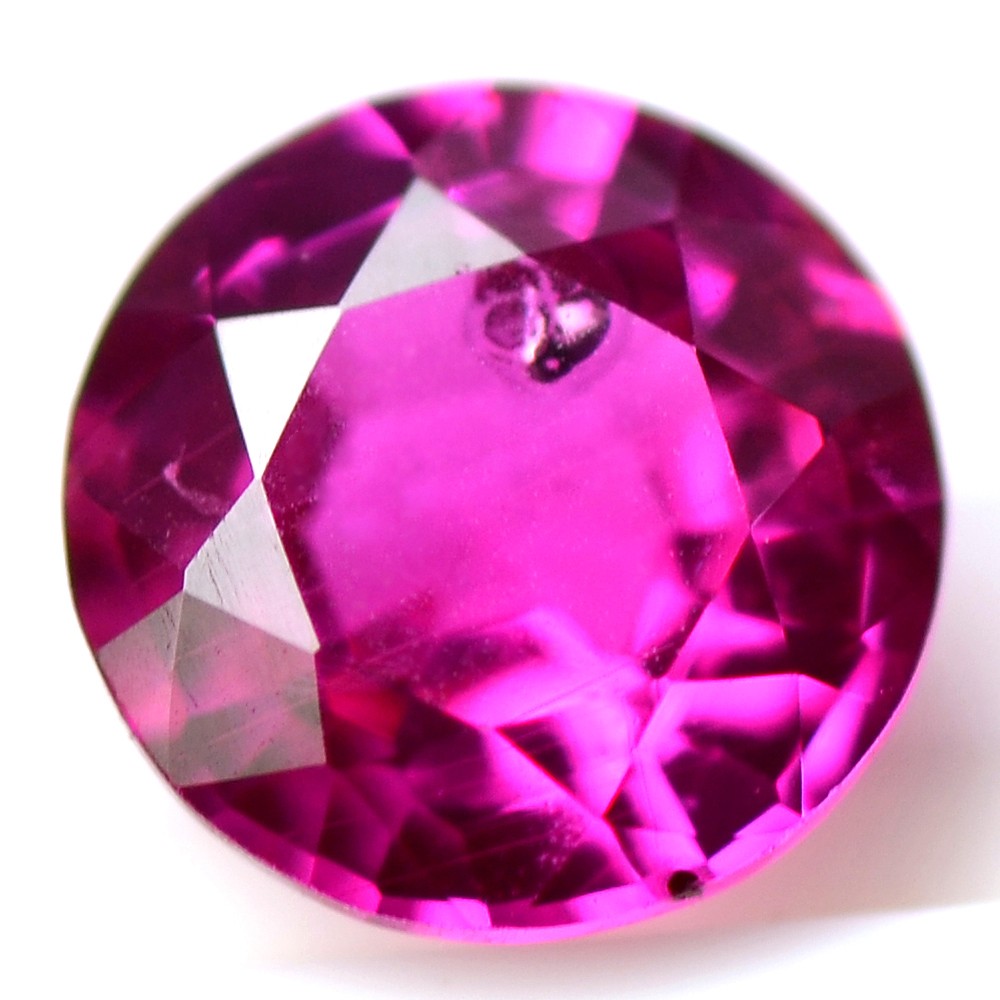 Natural Top 4.5 mm Pink Ruby Round Machine Cut 0.42 Cts Burma Gemstone Offer